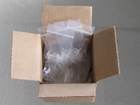 Bulk packaged tee and tube connectors